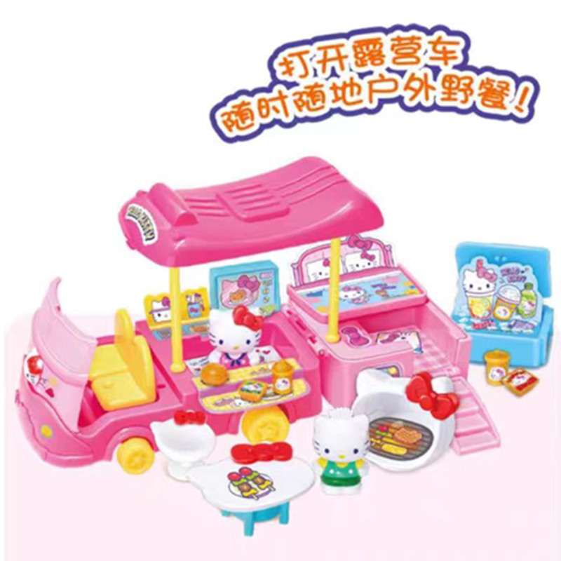 Hello Kitty, happy camping car - Kids Outdoor Wagon 评论和价格