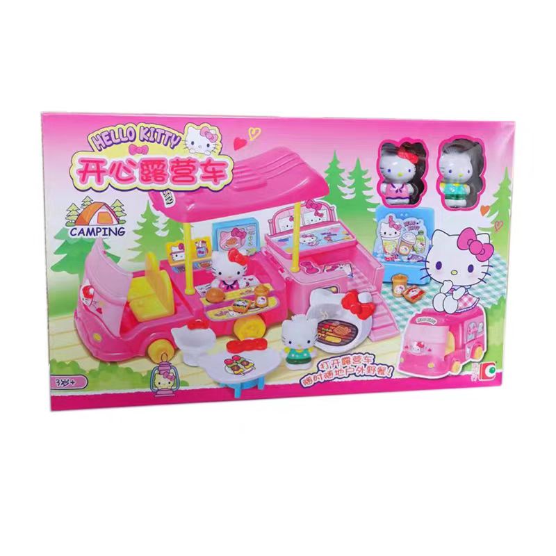 Hello Kitty, happy camping car - Kids Outdoor Wagon 评论和价格