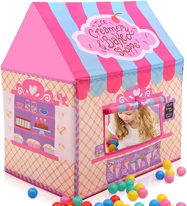 Boys Girls Toys Children Indoo - Kids Outdoor Play Tent 评论和价格