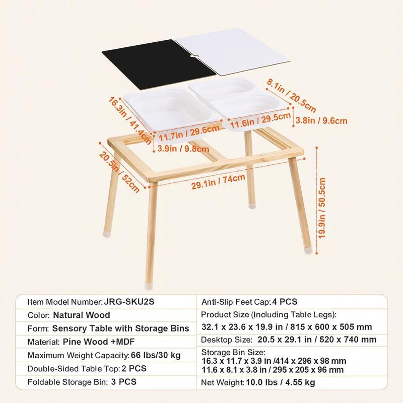 Sensory Table for Toddlers, Ki - Kids Outdoor Water Play 评论和价格