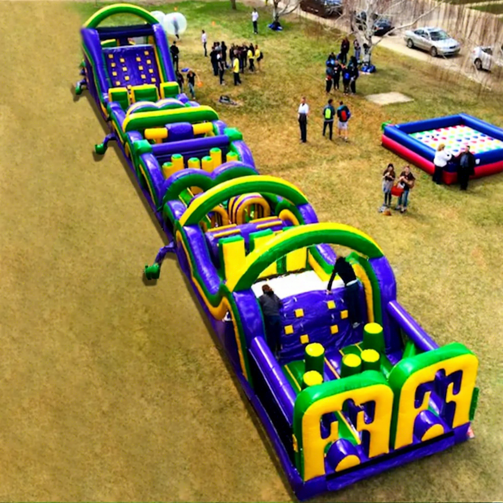 Outdoor Obstacle Course Bounce - Kids Outdoor Obstacle Course Equipment 评论和价格