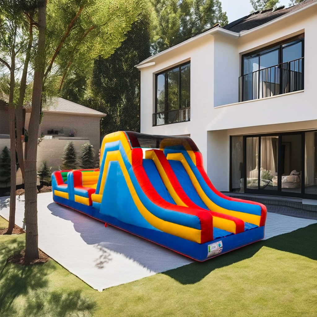 Commercial Inflatable Bouncer  - Kids Outdoor Obstacle Course Equipment 评论和价格