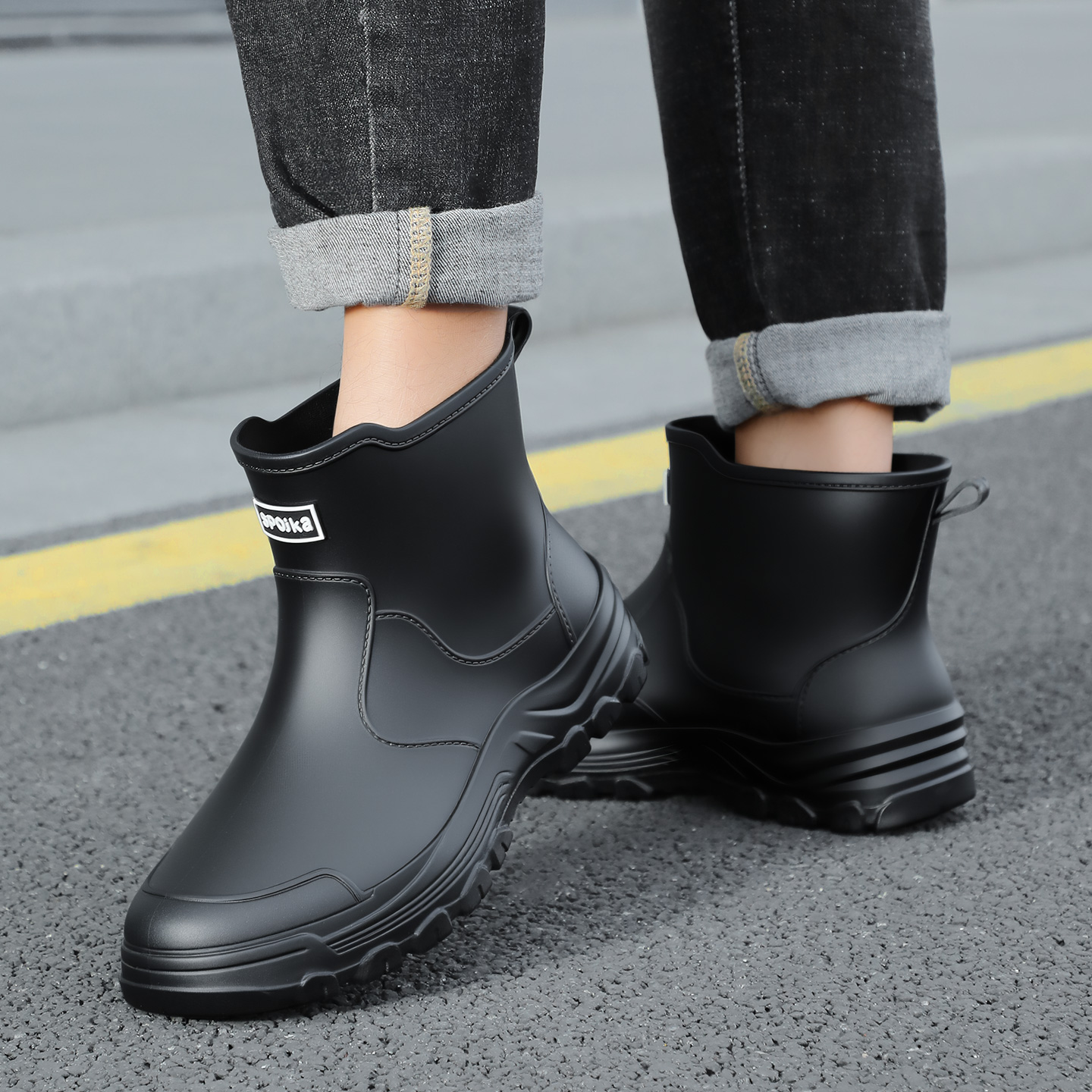 Fashionable new style men's mi - Kids Outdoor Boots 评论和价格