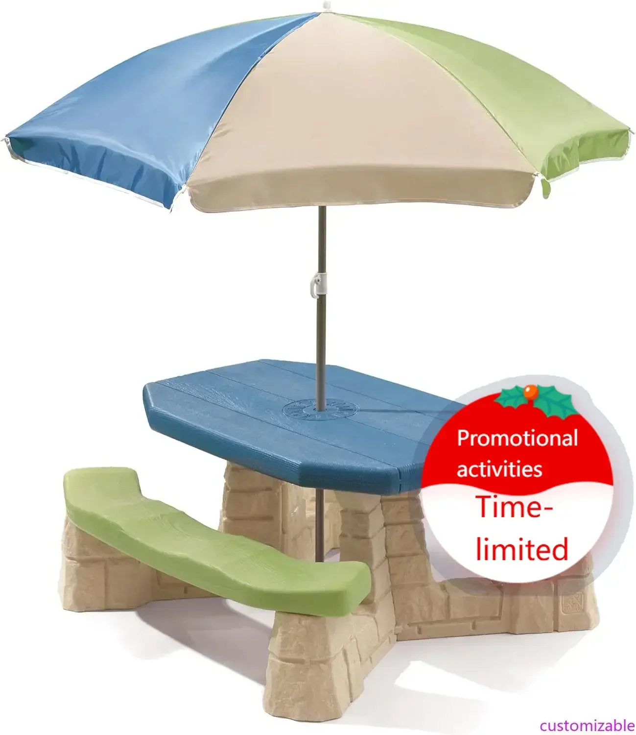 Hot salesNaturally Playful Kid - Kids Outdoor Picnic Table 评论和价格