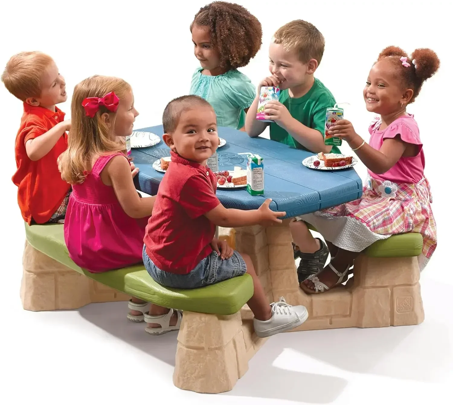 Hot salesNaturally Playful Kid - Kids Outdoor Picnic Table 评论和价格