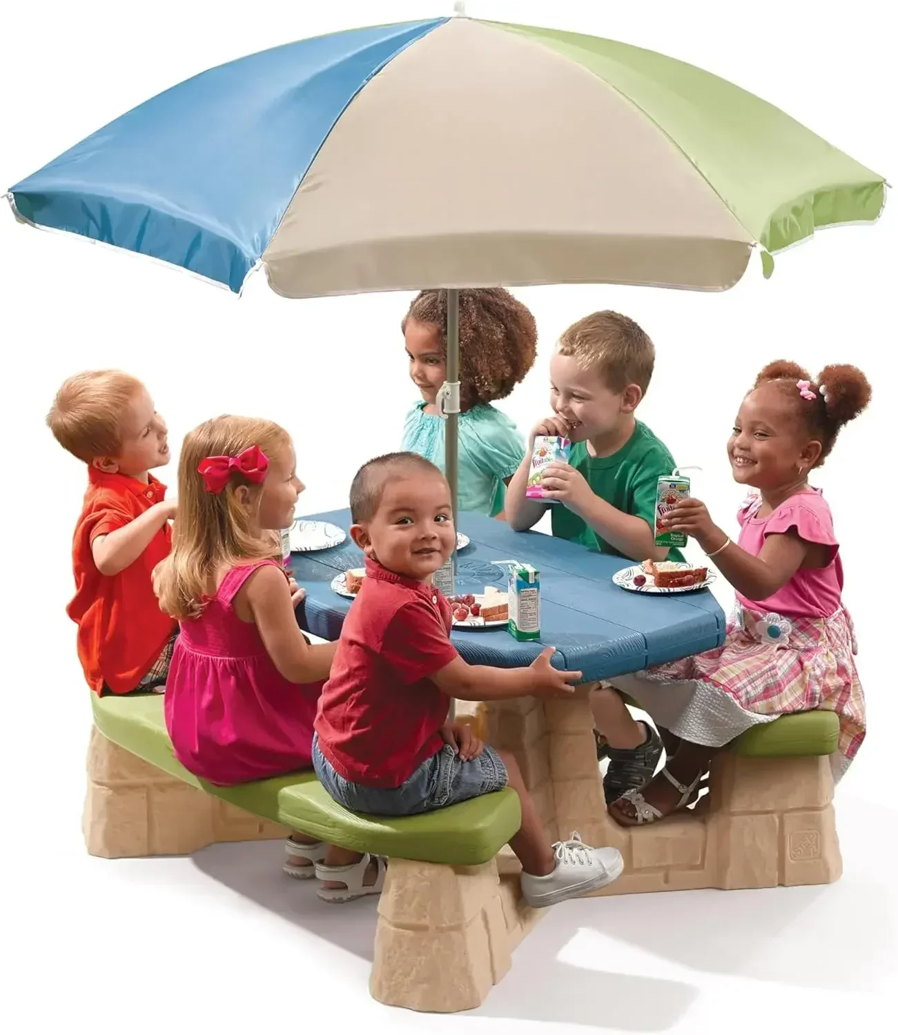 Hot salesNaturally Playful Kid - Kids Outdoor Picnic Table 评论和价格