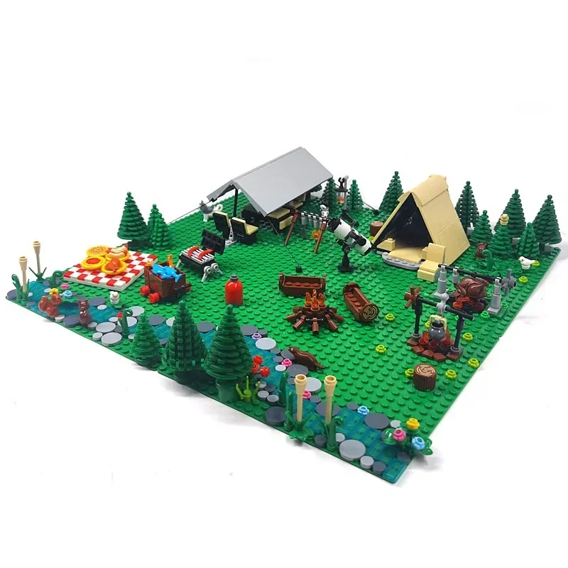 MOC Outdoor Camping and Picnic - Kids Outdoor Picnic Table 评论和价格