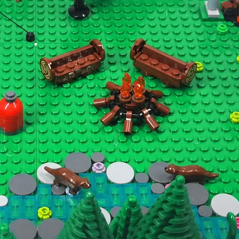 MOC Outdoor Camping and Picnic - Kids Outdoor Picnic Table 评论和价格