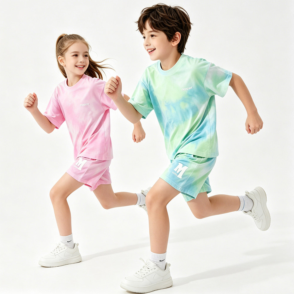 5-14Years Kids Sport Set Cotto - Kids Outdoor Clothing 评论和价格