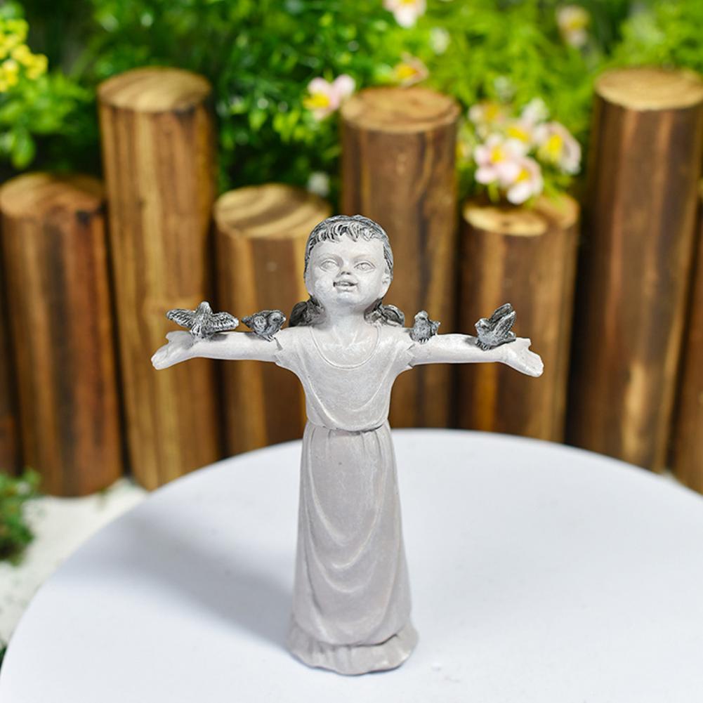 Lawn Decor Girl Boy Garden Sta - Kids Outdoor Daybed 评论和价格