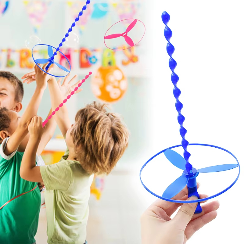 Kids Flying Spiral Top Toy, Pu - Kids Outdoor Games For Party 评论和价格