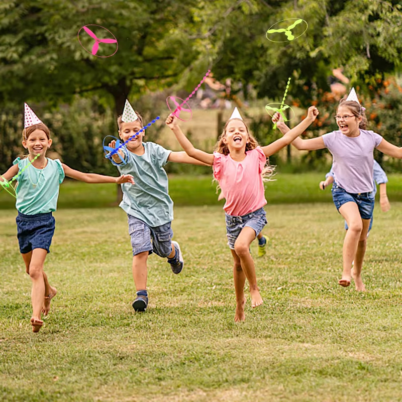 Kids Flying Spiral Top Toy, Pu - Kids Outdoor Games For Party 评论和价格