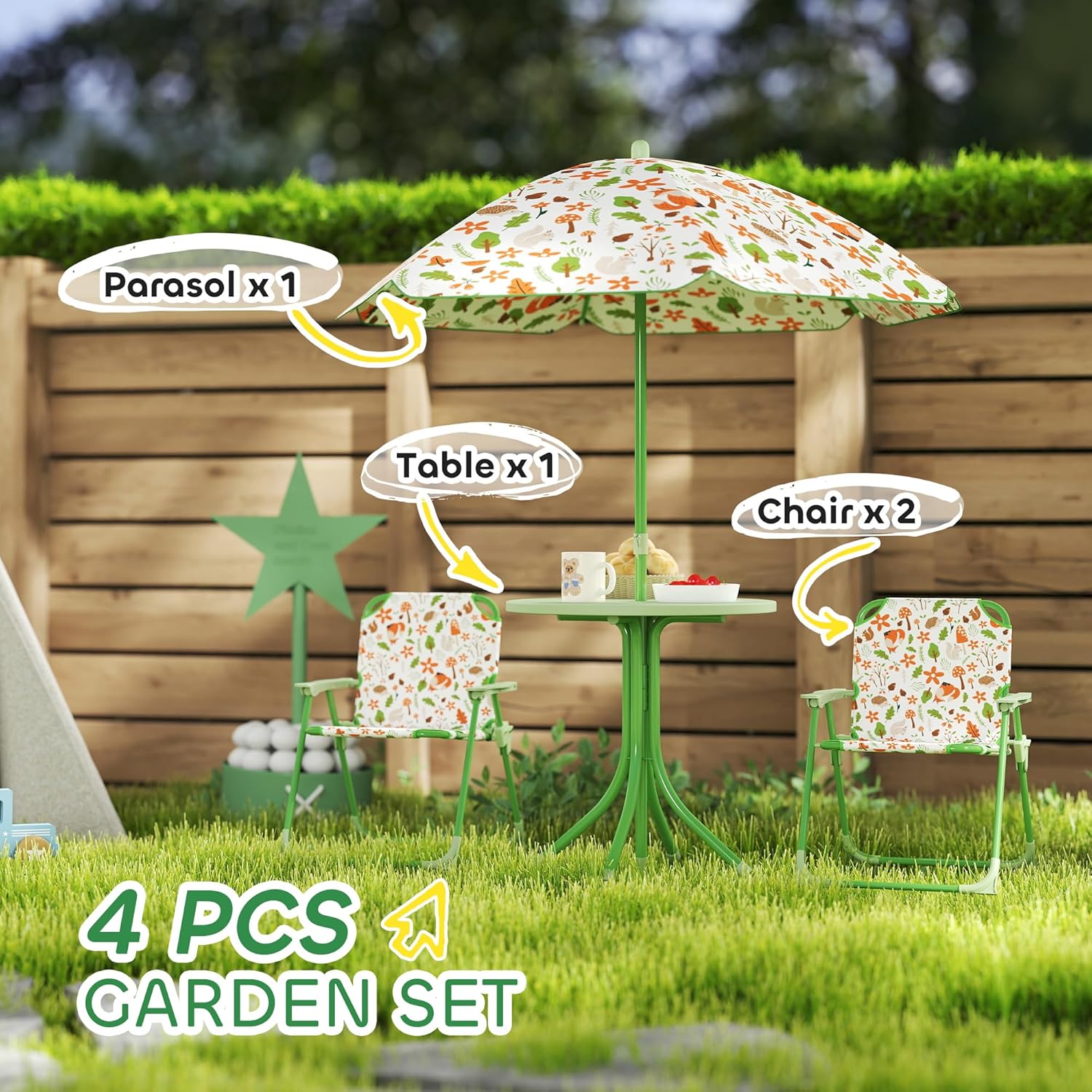 Kids Picnic Table Chair Set Fo - Kids Outdoor Picnic Table 评论和价格