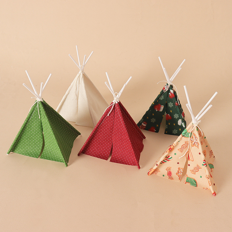 Dollhouse Mini Christmas Campi - Kids Outdoor Play Tent 评论和价格