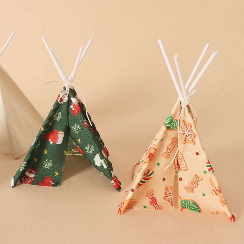 Dollhouse Mini Christmas Campi - Kids Outdoor Play Tent 评论和价格