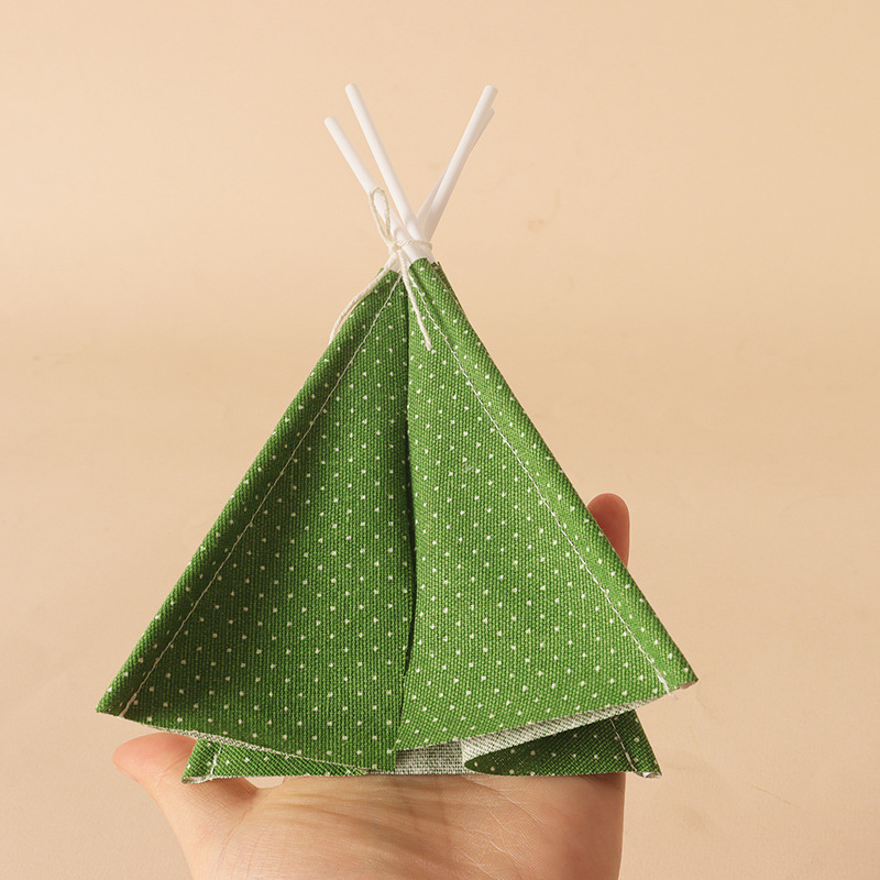 Dollhouse Mini Christmas Campi - Kids Outdoor Play Tent 评论和价格