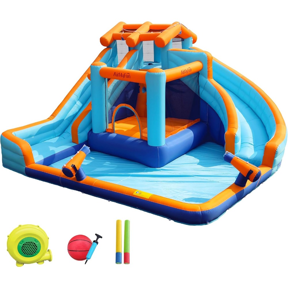 Large Water Slide Bounce House - Kids Outdoor Water Play 评论和价格