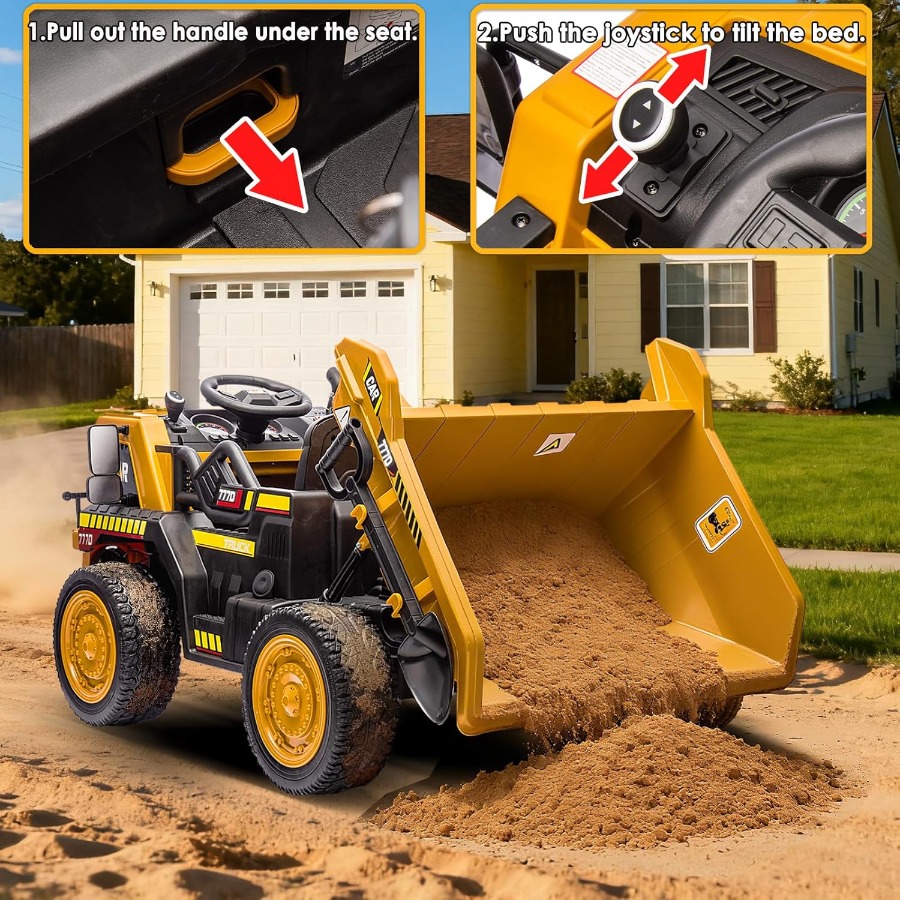 24V Ride on Dump Truck, Kids E - Ride On Toy Car 评论和价格