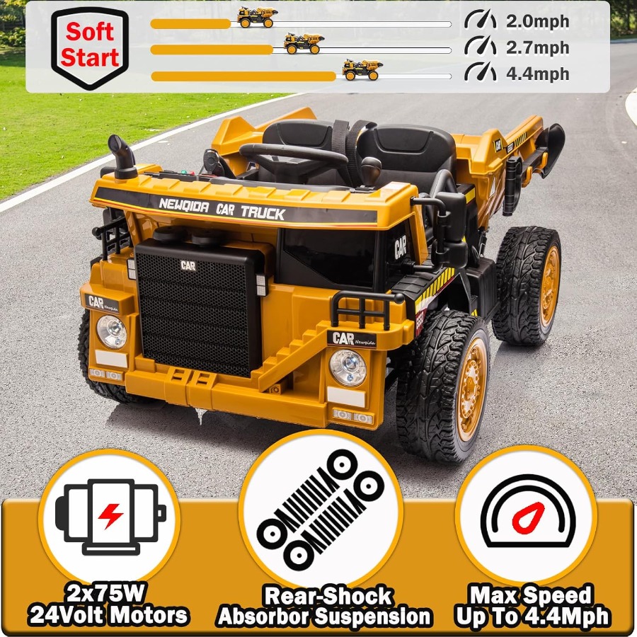 24V Ride on Dump Truck, Kids E - Ride On Toy Car 评论和价格