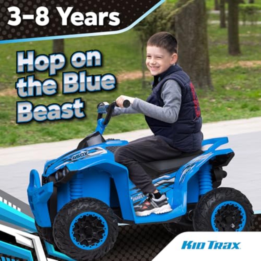Kid Trax 12V Electric ATV - Bo - Kids Outdoor Electric Quad 评论和价格