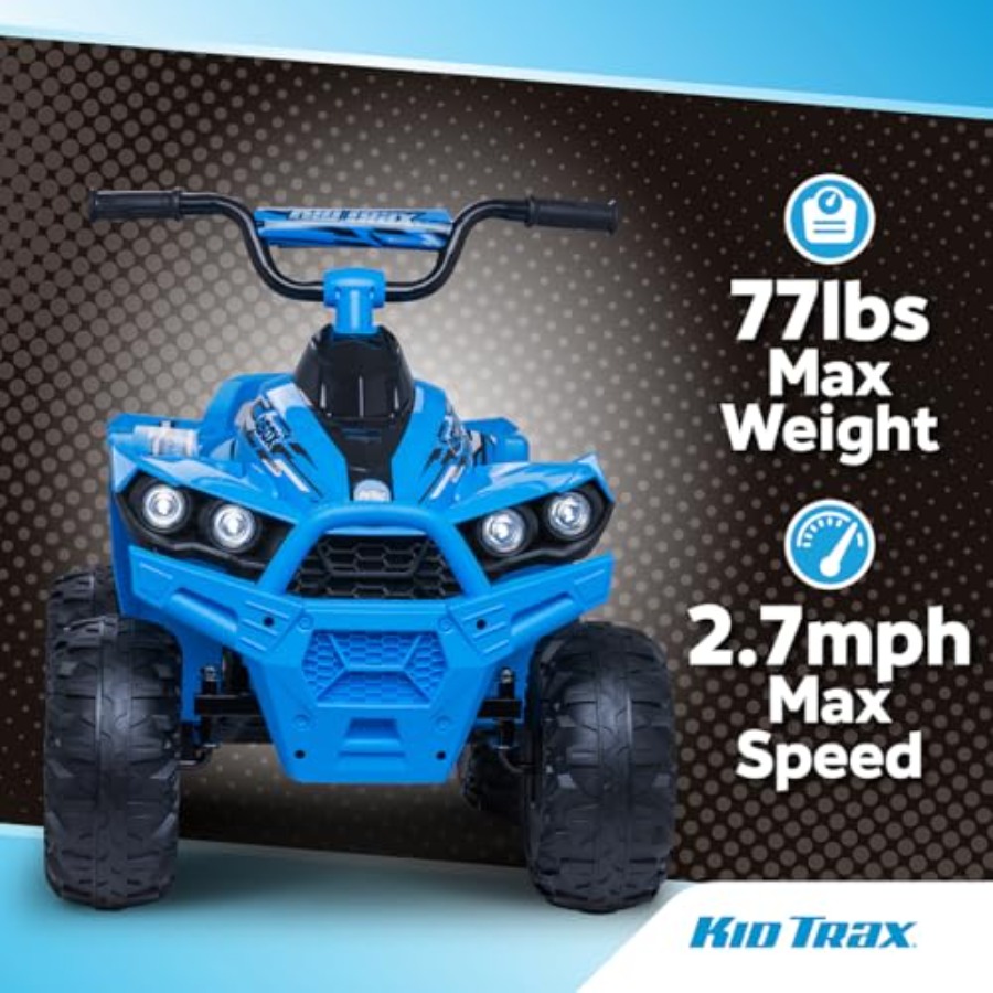 Kid Trax 12V Electric ATV - Bo - Kids Outdoor Electric Quad 评论和价格