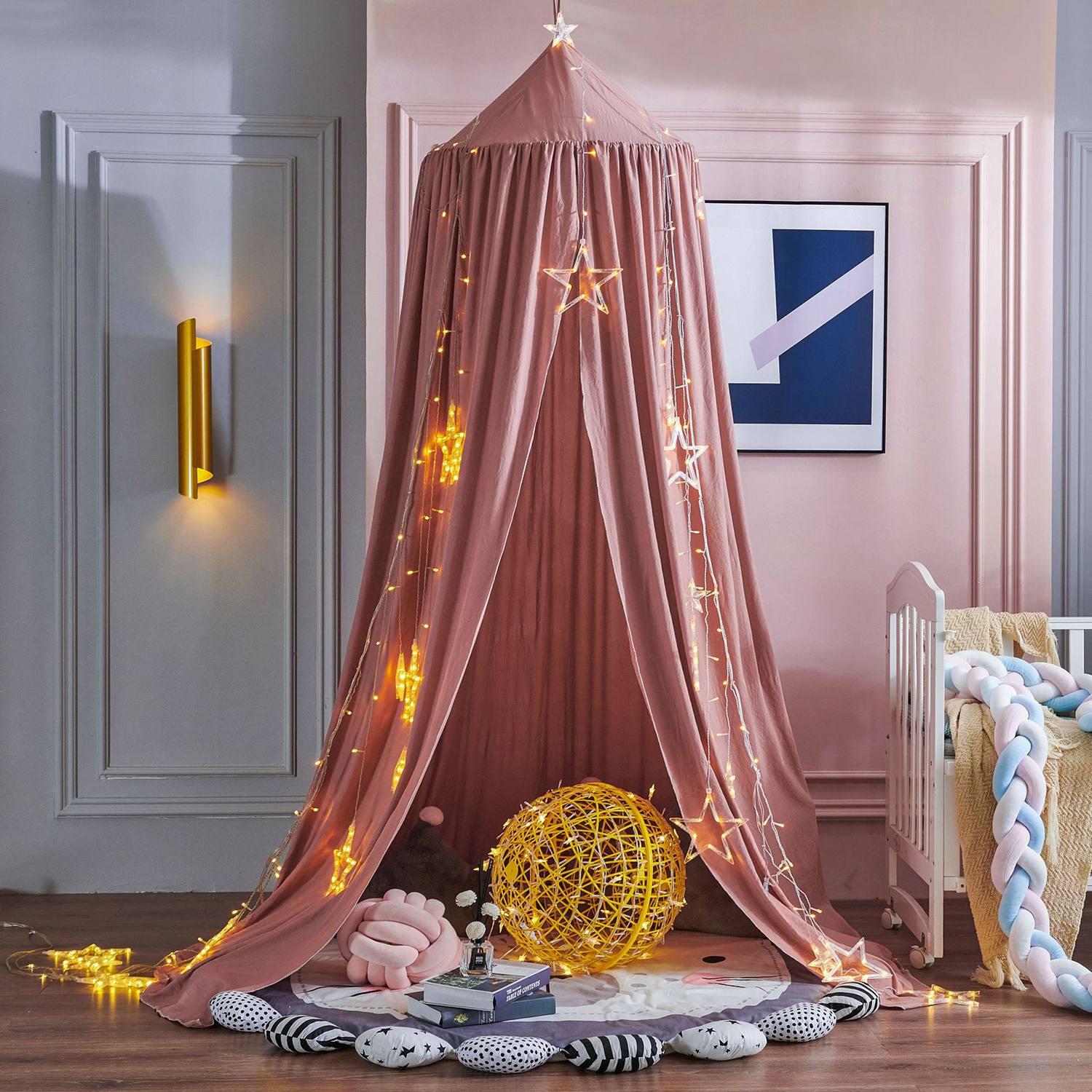 Battilo Kids Bed Mosquito Net  - Kids Outdoor Play Tent 评论和价格