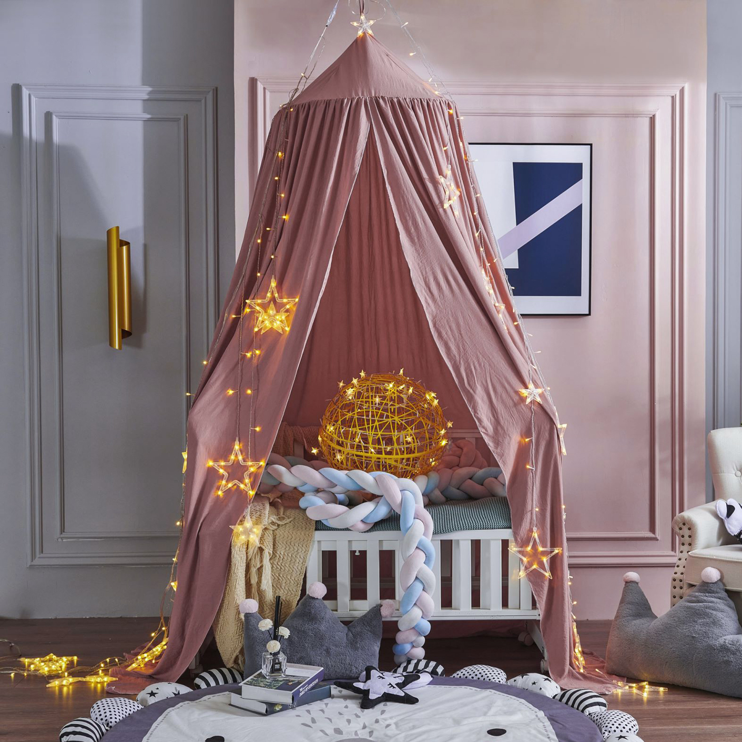 Battilo Kids Bed Mosquito Net  - Kids Outdoor Play Tent 评论和价格